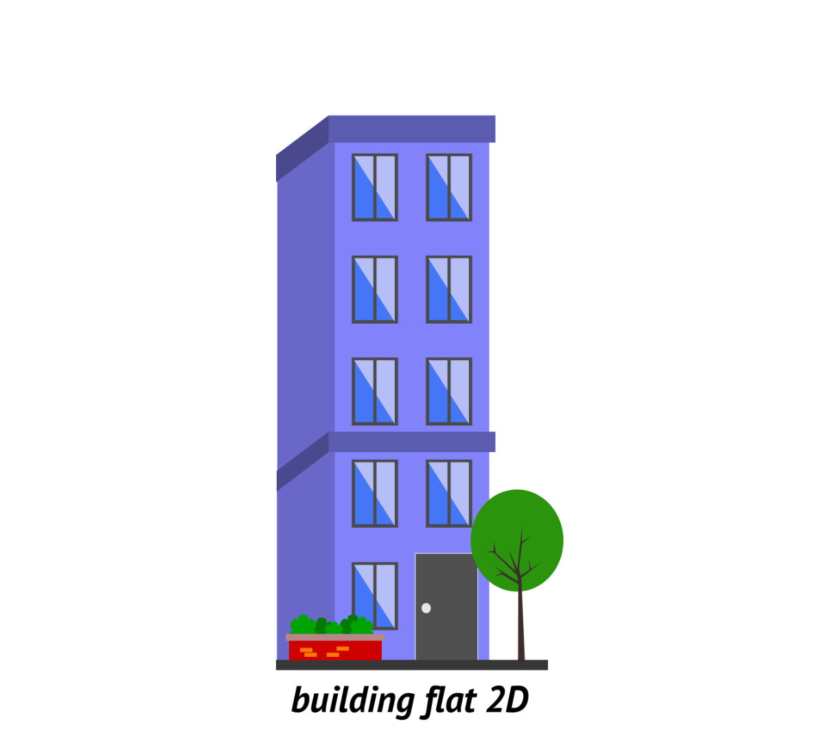 Building (Flat 2D)