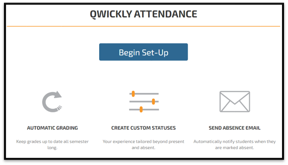 Qwickly Attendance - Begin Set-Up