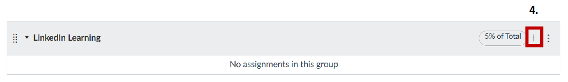 A screenshot of the Assignment Group header with the '+ (Add Assignment)' button highlighted