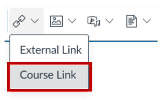 Course Links Button