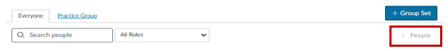 Disabled '+ People' button