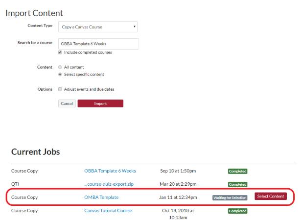 Copying Specific Content - Step 1