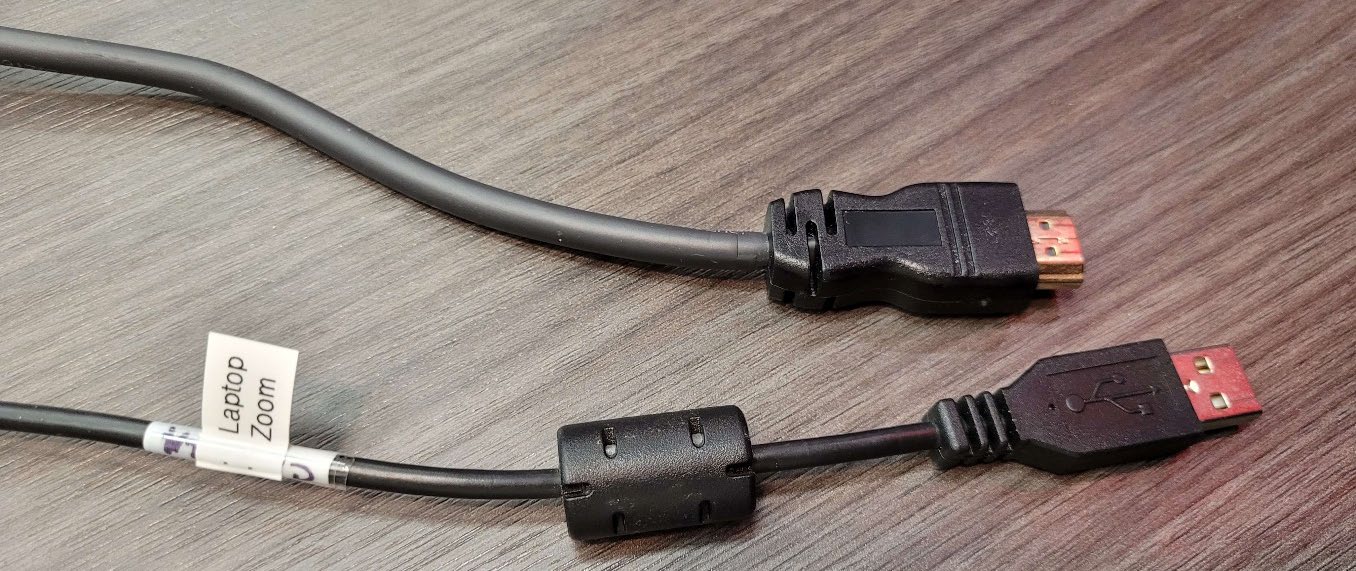 HDMI and USB cable