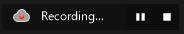 Zoom: Pause and Stop buttons