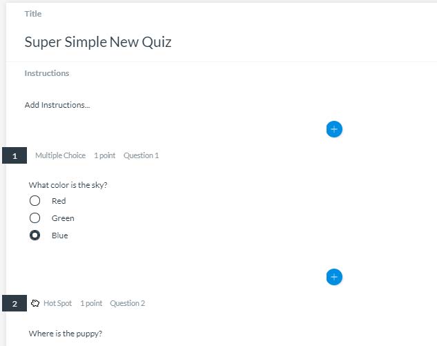 New Quizzes in Canvas Fox Tutorials