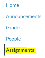 Assignments link