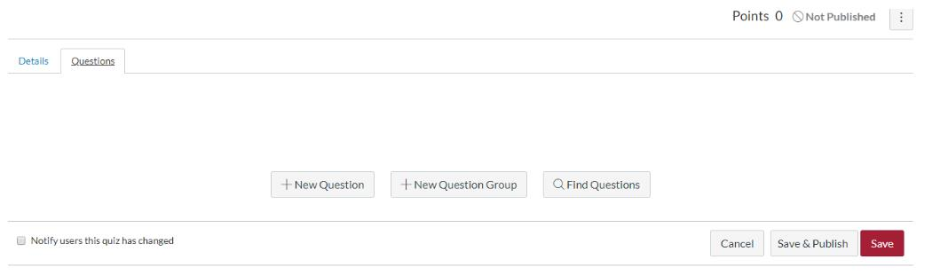 Questions Tab - Find Questions